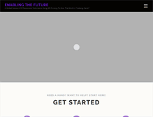 Tablet Screenshot of enablingthefuture.org